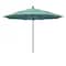 California Umbrella 11' Black Aluminum Market Patio Umbrella, Sunbrella Spectrum Mist 194061333136 - alternate 1